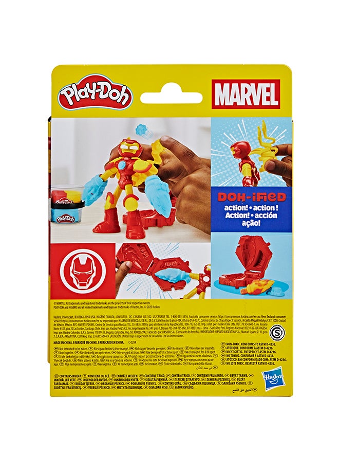 Play-Doh Marvel Iron Man Blast Launcher Action Figure Playset - Image 2